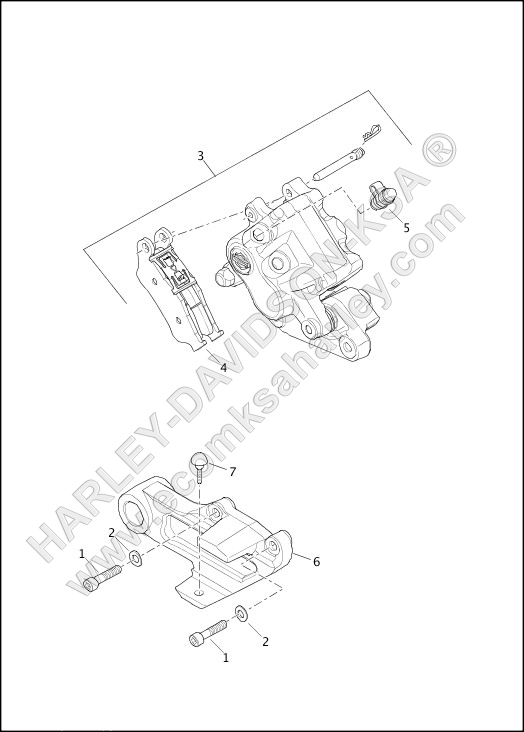 BRAKE CALIPER, REAR